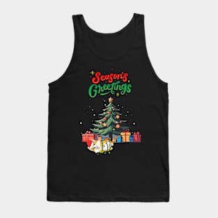 Christmas Corgi Tank Top